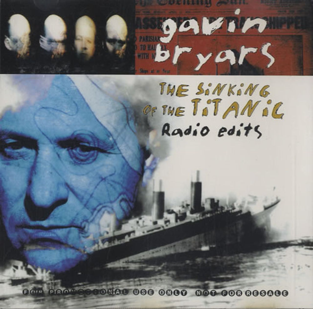 Gavin Bryars The Sinking Of The Titanic - Radio Edits US Promo CD single (CD5 / 5") 446249-2