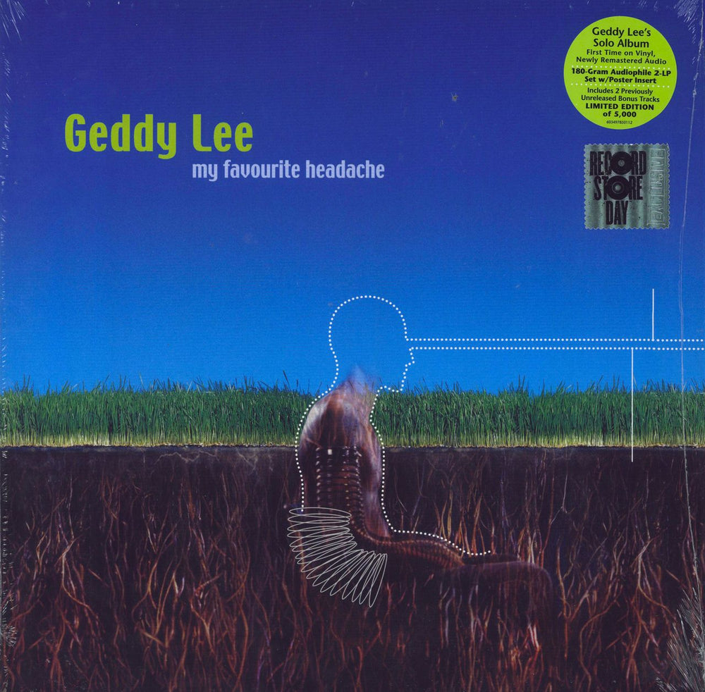 Geddy Lee My Favourite Headache -180g + Shrink & Hype Sticker US 2-LP vinyl record set (Double LP Album) 603497850112