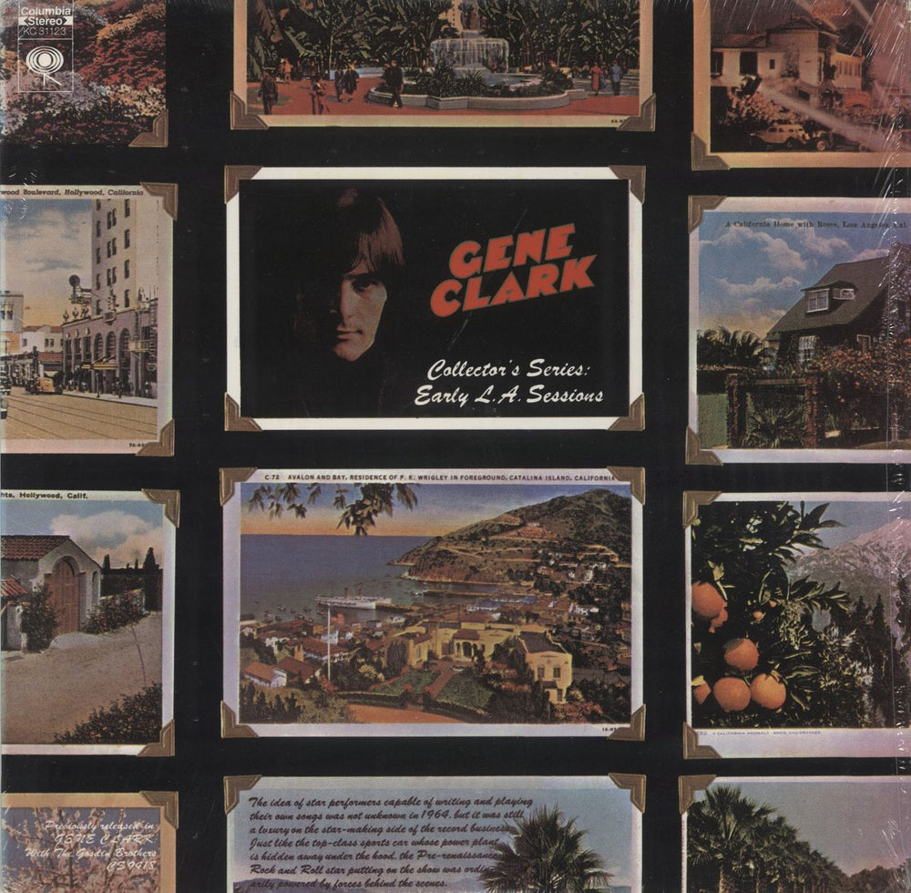 Gene Clark Collector's Series: Early L.A. Sessions US vinyl LP album (LP record) KC31123