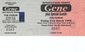 Gene Concert Ticket UK concert ticket