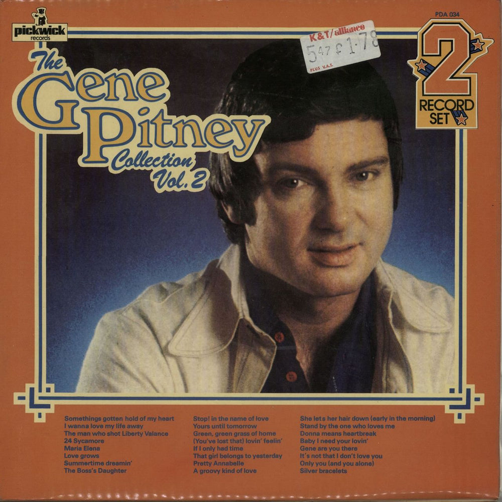 Gene Pitney The Gene Pitney Collection Volume Two UK 2-LP vinyl record set (Double LP Album) PDA034