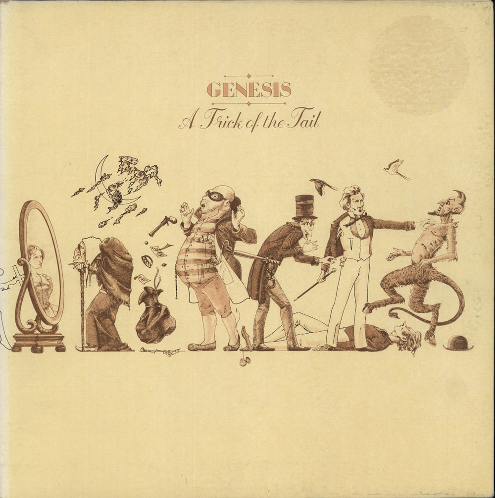 Genesis A Trick Of The Tail - 3rd + Inner - EX UK vinyl LP album (LP record) CDS4001