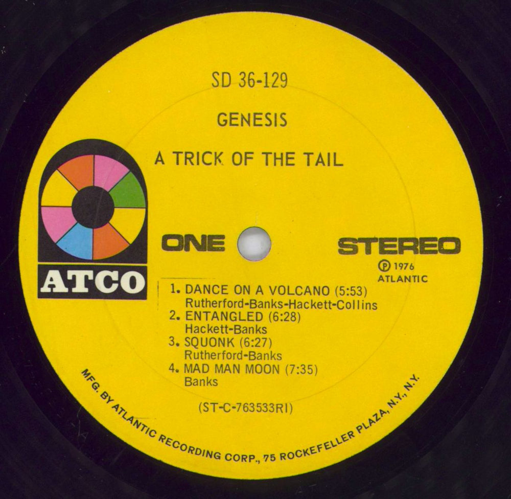 Genesis A Trick Of The Tail - EX US vinyl LP album (LP record) GENLPAT821474