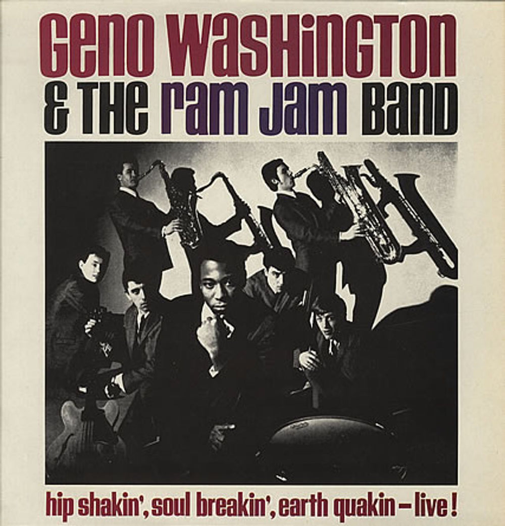 Geno Washington Hip Shakin', Soul Breakin', Earth Quakin' - Live! UK vinyl LP album (LP record) PYL4018