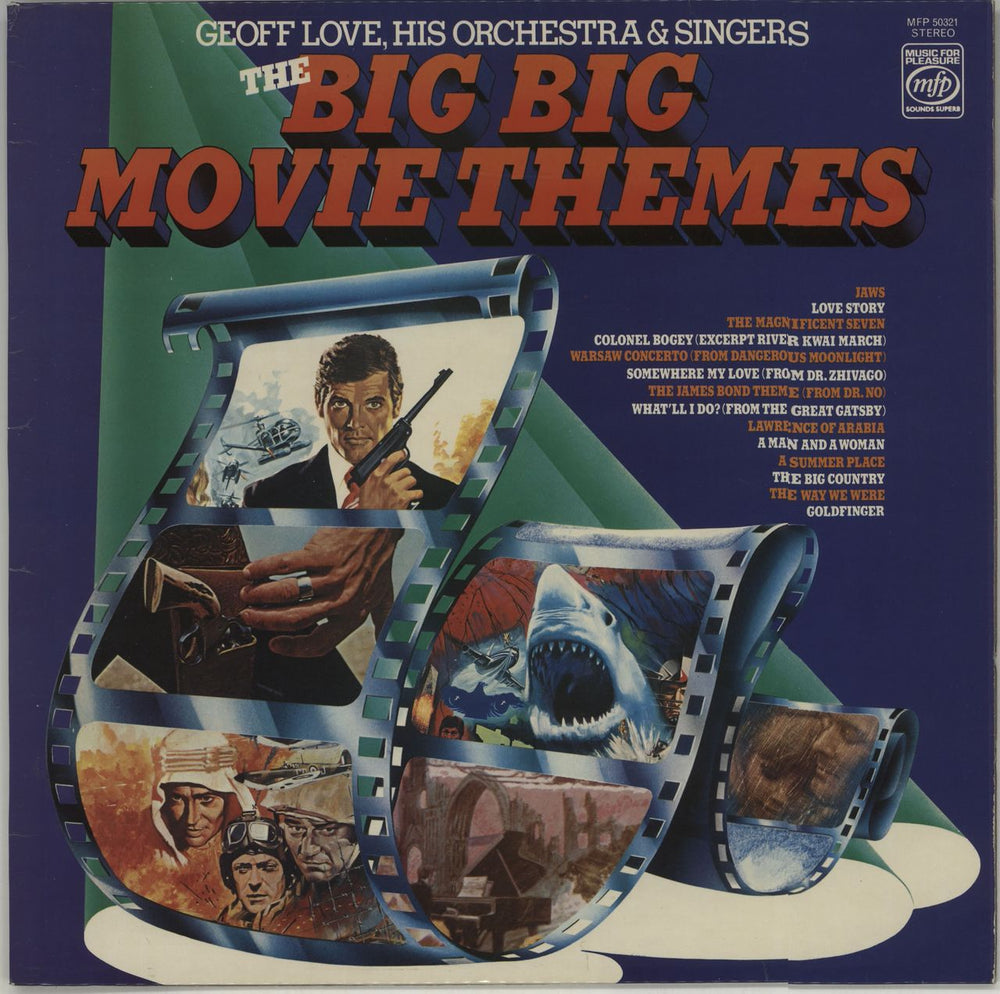 Geoff Love The Big Big Movie Themes UK vinyl LP album (LP record) MFP50321