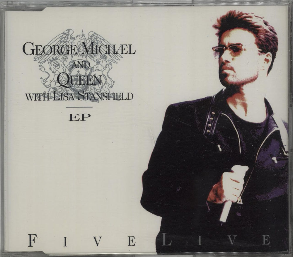 George Michael Five Live EP UK 2-CD single set (Double CD single) GEO2SFI211057