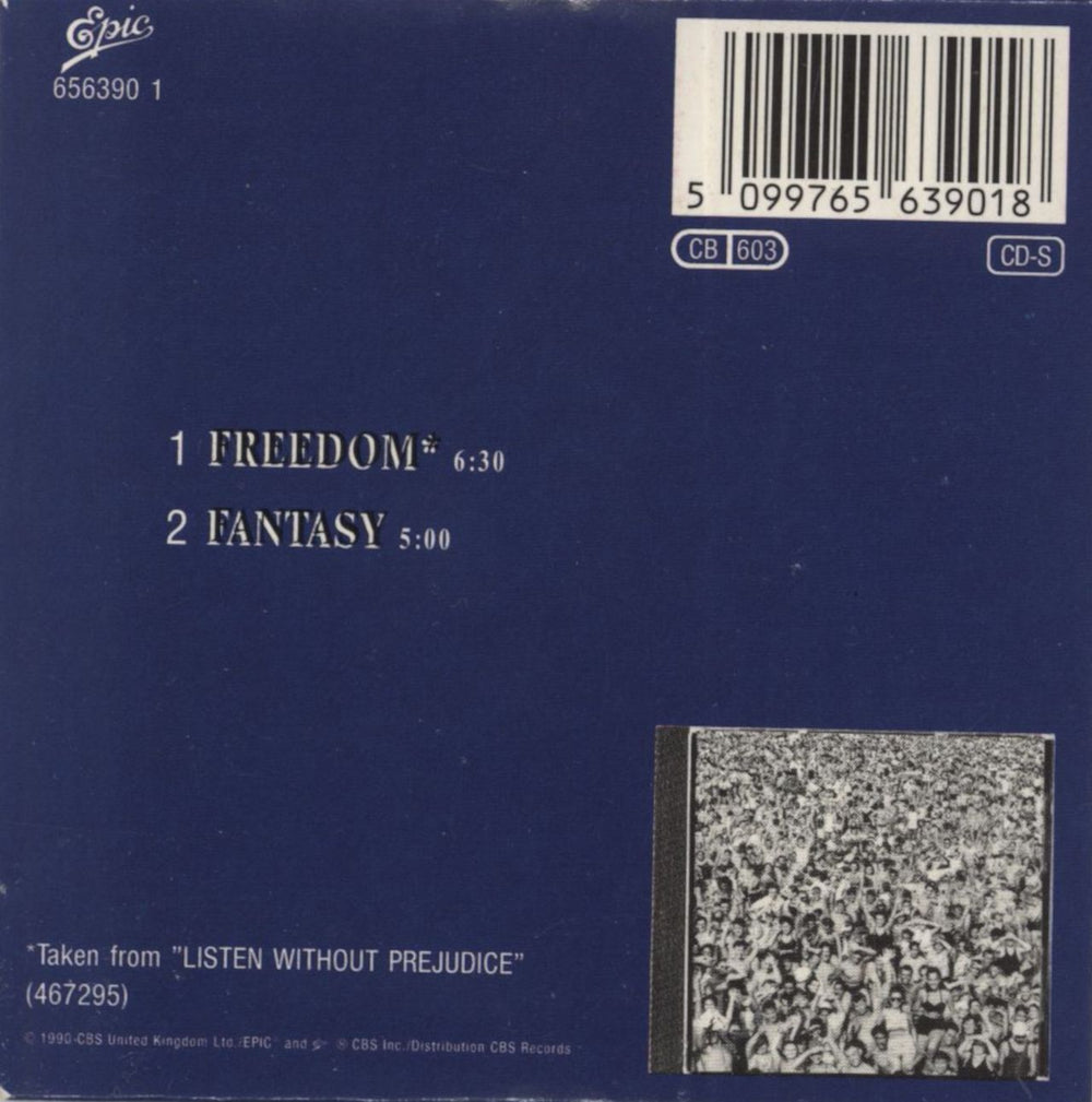 George Michael Freedom Dutch 3" CD single (CD3) 5099765639032