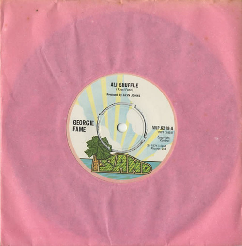 Georgie Fame Ali Shuffle UK 7" vinyl single (7 inch record / 45) WIP6218