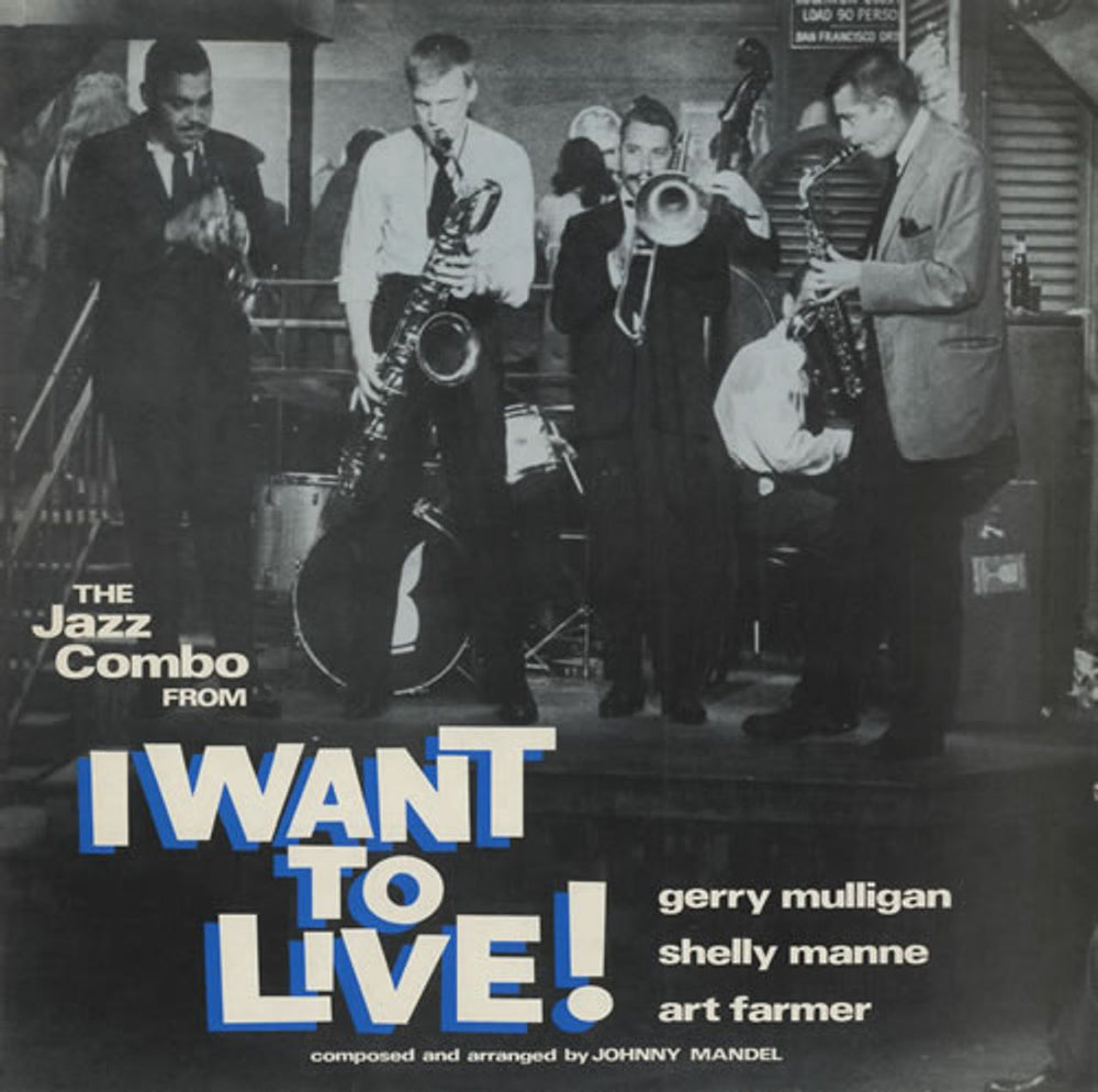 Gerry Mulligan I Want To Live! UK vinyl LP album (LP record) AFF188