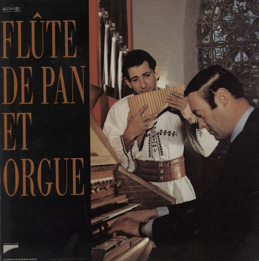 Gheorghe Zamfir & Marcel Cellier Improvisations Flûte De Pan Et Orgue French vinyl LP album (LP record)