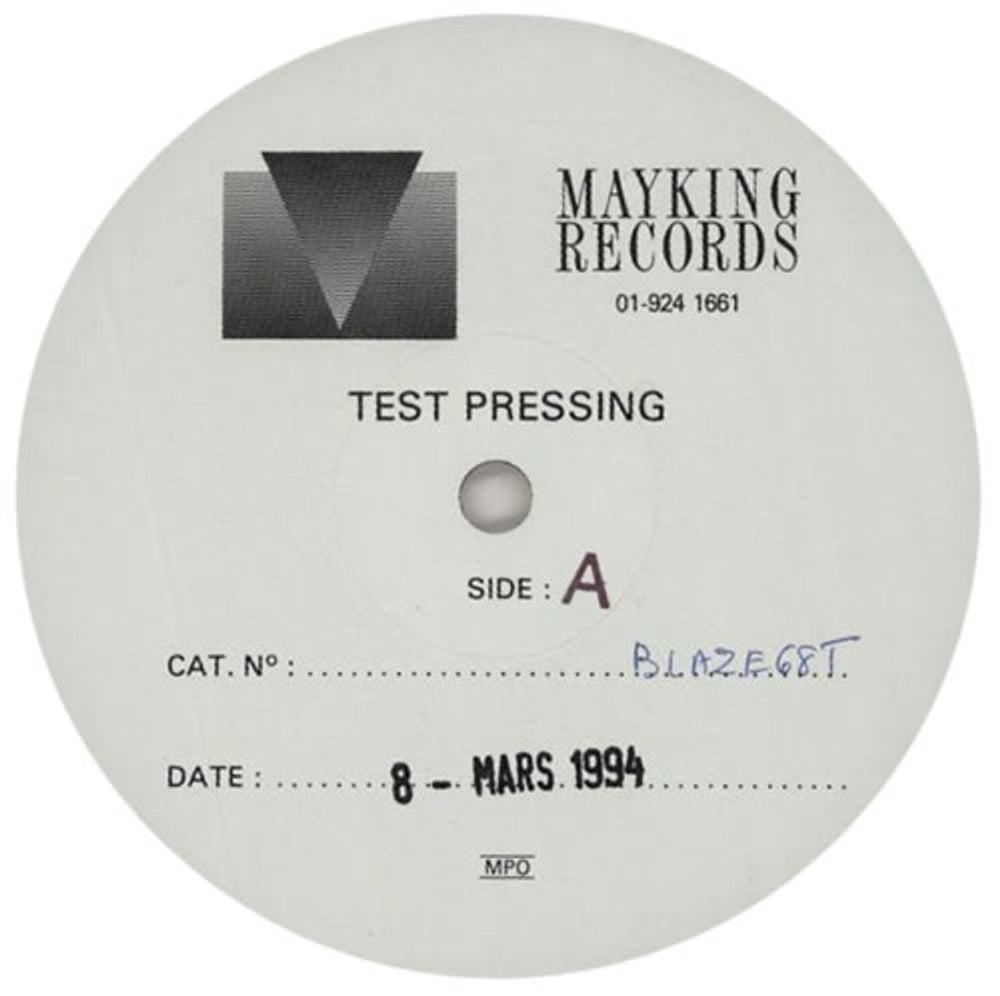 Gigolo Aunts Mrs Washington - Test Pressing UK 12" vinyl single (12 inch record / Maxi-single) GIG12MR592301