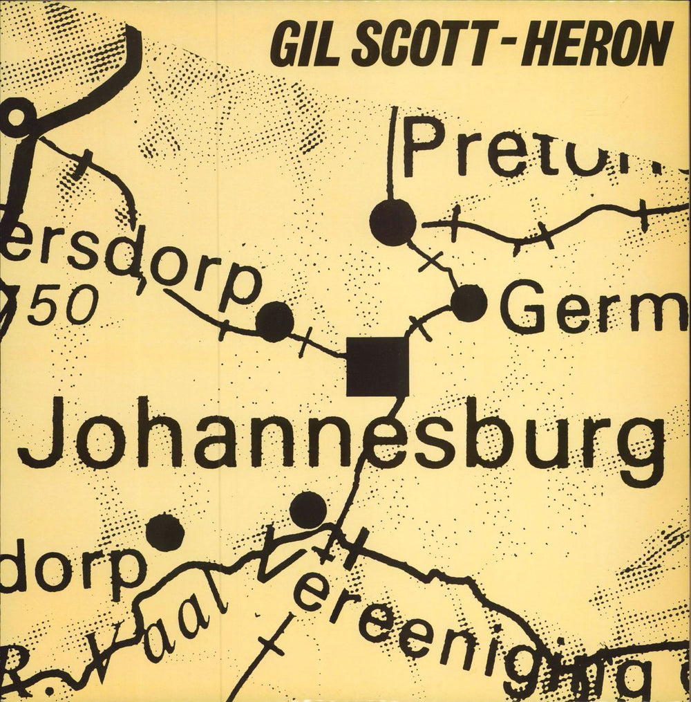 Gil Scott-Heron Johannesburg UK 12" vinyl single (12 inch record / Maxi-single) ARIST12527