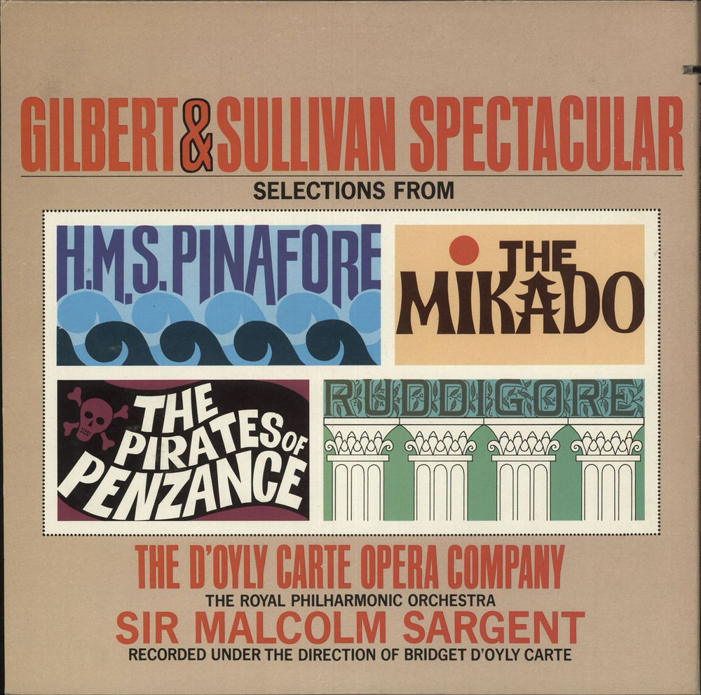 Gilbert & Sullivan A Gilbert & Sullivan Spectacular: Selections From UK vinyl LP album (LP record)