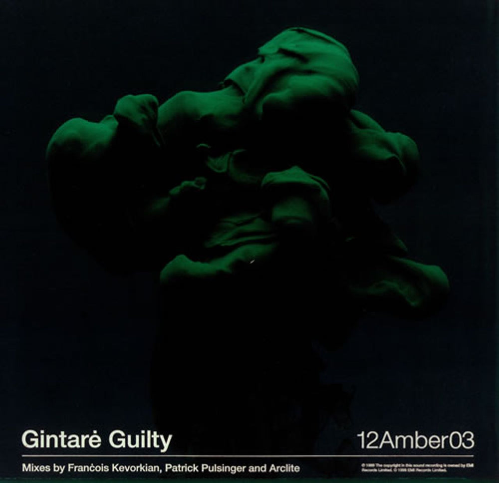 Gintare Guilty - Clear Vinyl Doublepack UK Promo 12" vinyl single (12 inch record / Maxi-single) 12AMBER03