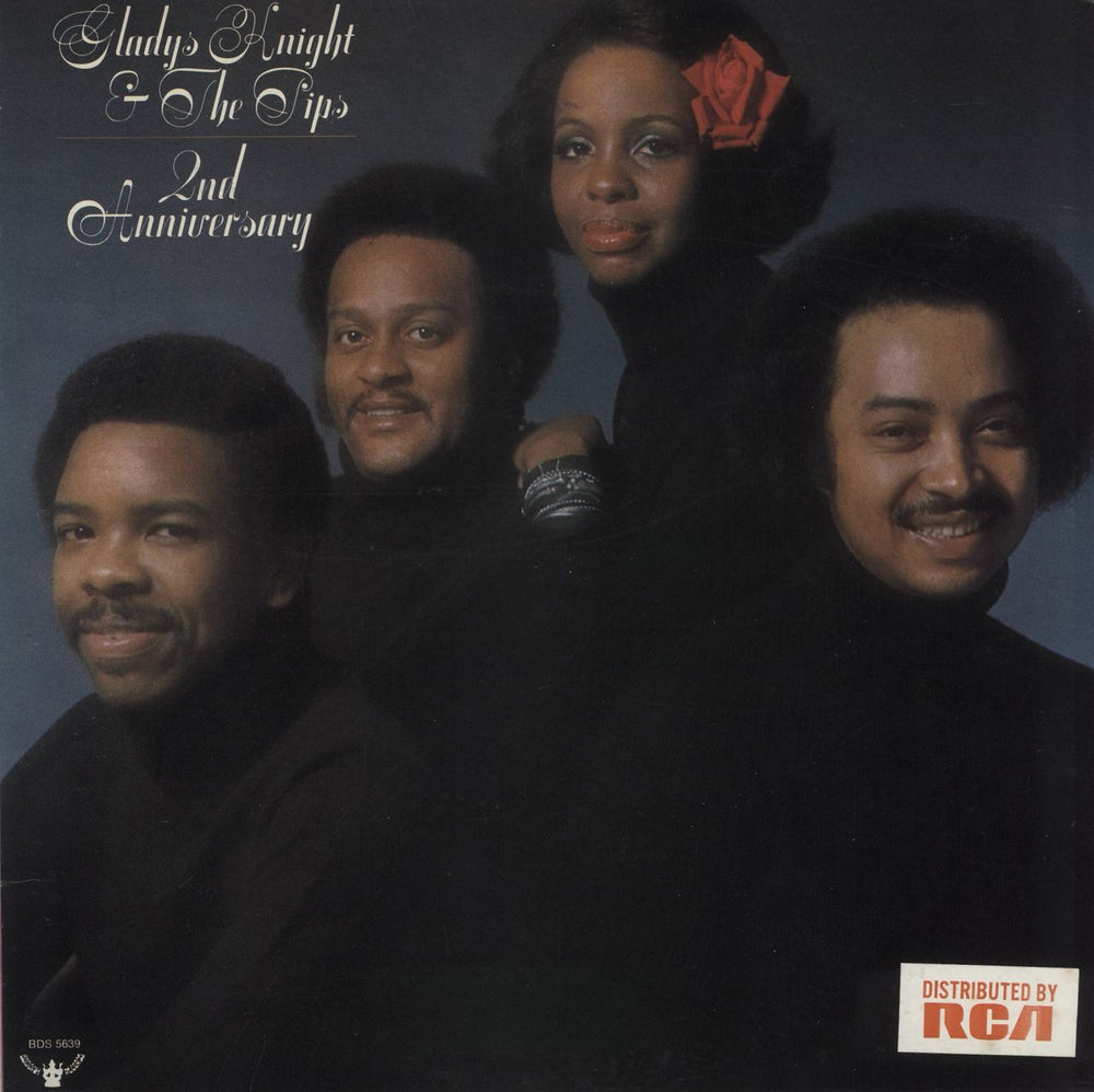 Gladys Knight & The Pips 2nd Anniversary - Complete US vinyl LP album (LP record) BDS5639