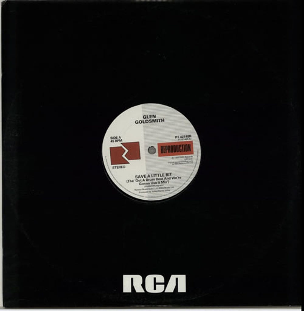 Glen Goldsmith Save A Little Bit UK 12" vinyl single (12 inch record / Maxi-single) PT42148R