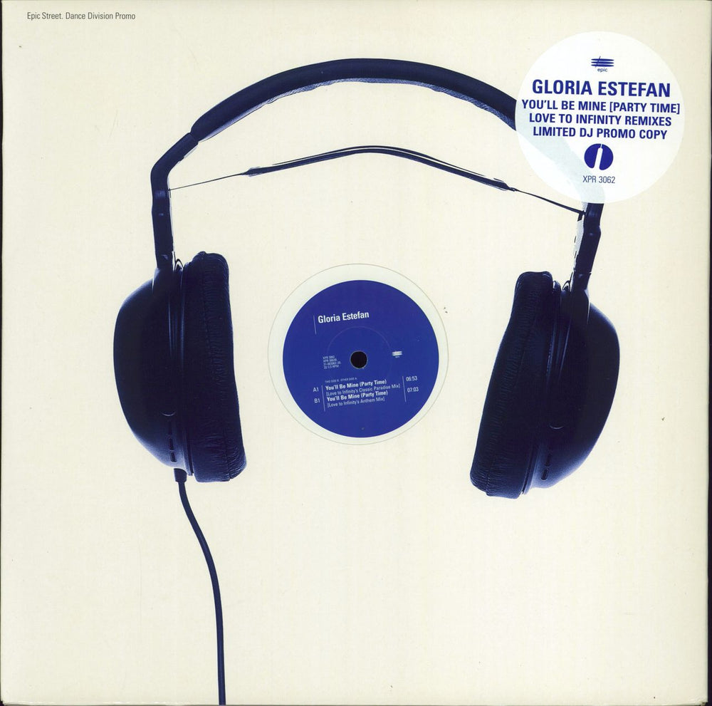 Gloria Estefan You'll Be Mine UK Promo 12" vinyl single (12 inch record / Maxi-single) XPR3062