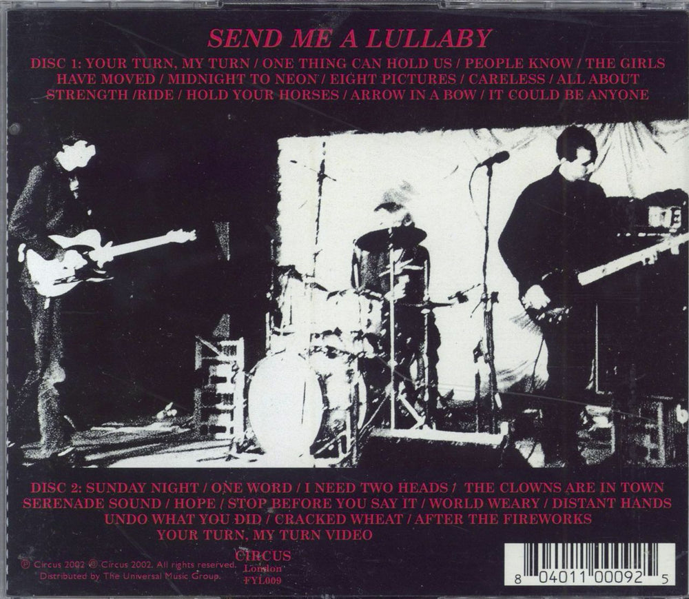 Go-Betweens Send Me A Lullaby: Remastered UK 2 CD album set (Double CD) FYL009