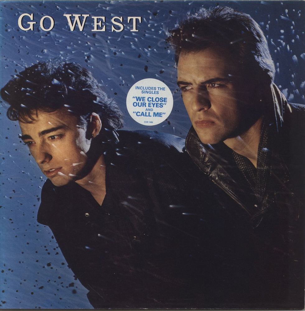 Go West Go West - Hype Sticker UK vinyl LP album (LP record) CHR1495