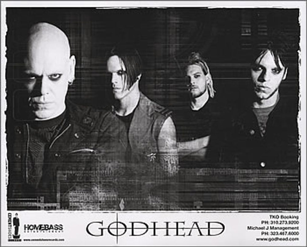 Godhead The Shadow Line US Promo media press pack PRESS PACK