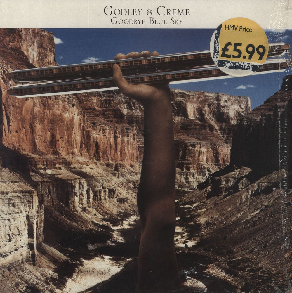Godley & Creme Goodbye Blue Sky - Open Shrink UK vinyl LP album (LP record) POLH40