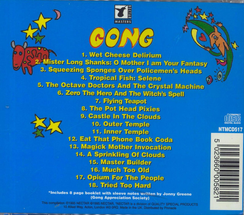 Gong The Best Of Gong UK CD album (CDLP) 5023660005821