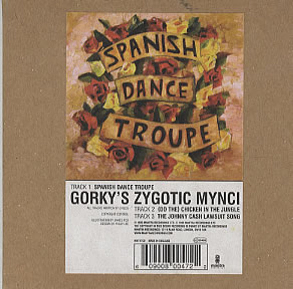 Gorky's Zygotic Mynci Spanish Dance Troupe UK CD single (CD5 / 5") MNT47CD