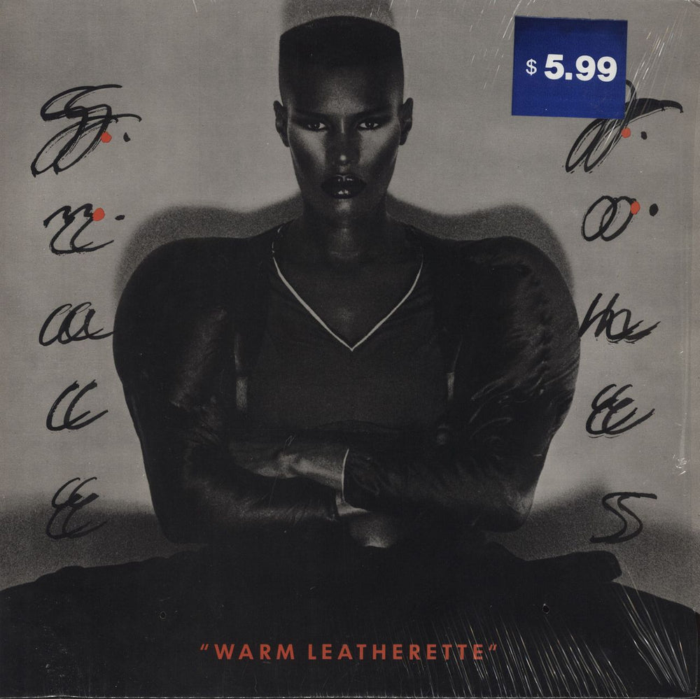 Grace Jones Warm Leatherette - shrink US vinyl LP album (LP record) ILPS-9592