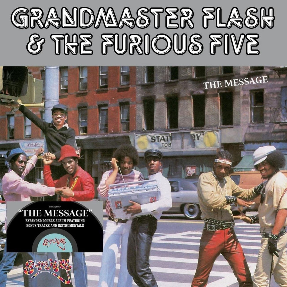 Grandmaster Flash The Message - Expanded Edition - Sealed UK 2-LP vinyl record set (Double LP Album) BMGCAT782DLP