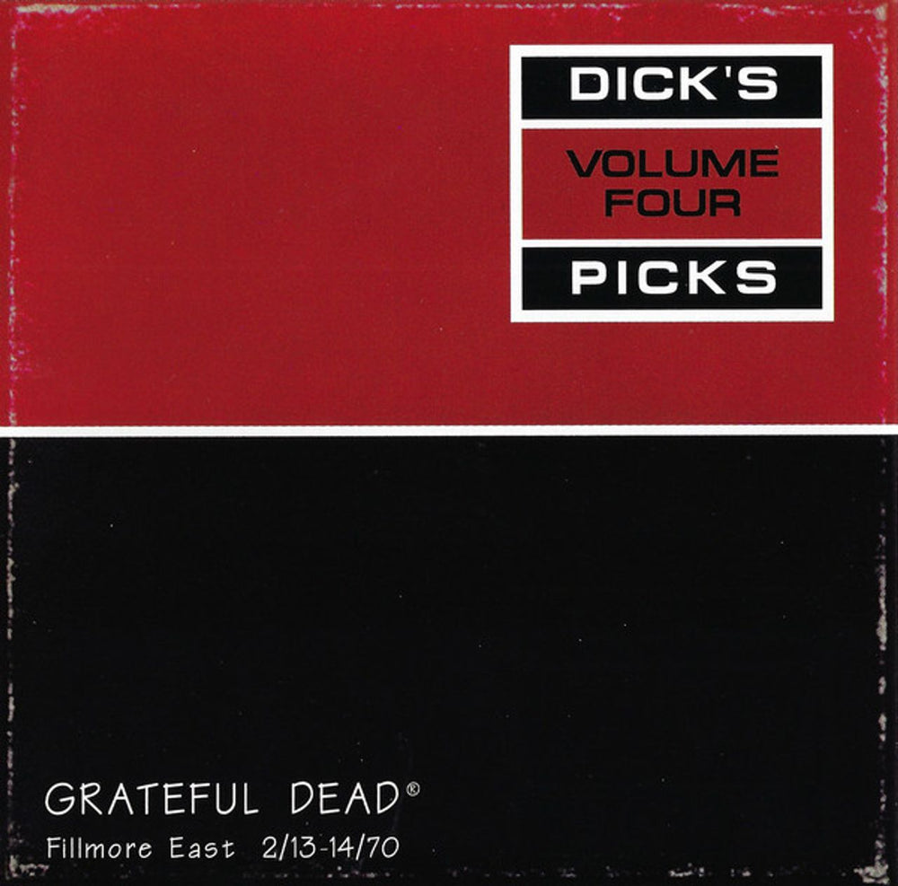 Grateful Dead Dick's Picks Volume Four: Fillmore East 2/13-14/70 UK 3-CD album set (Triple CD) GDCD34023