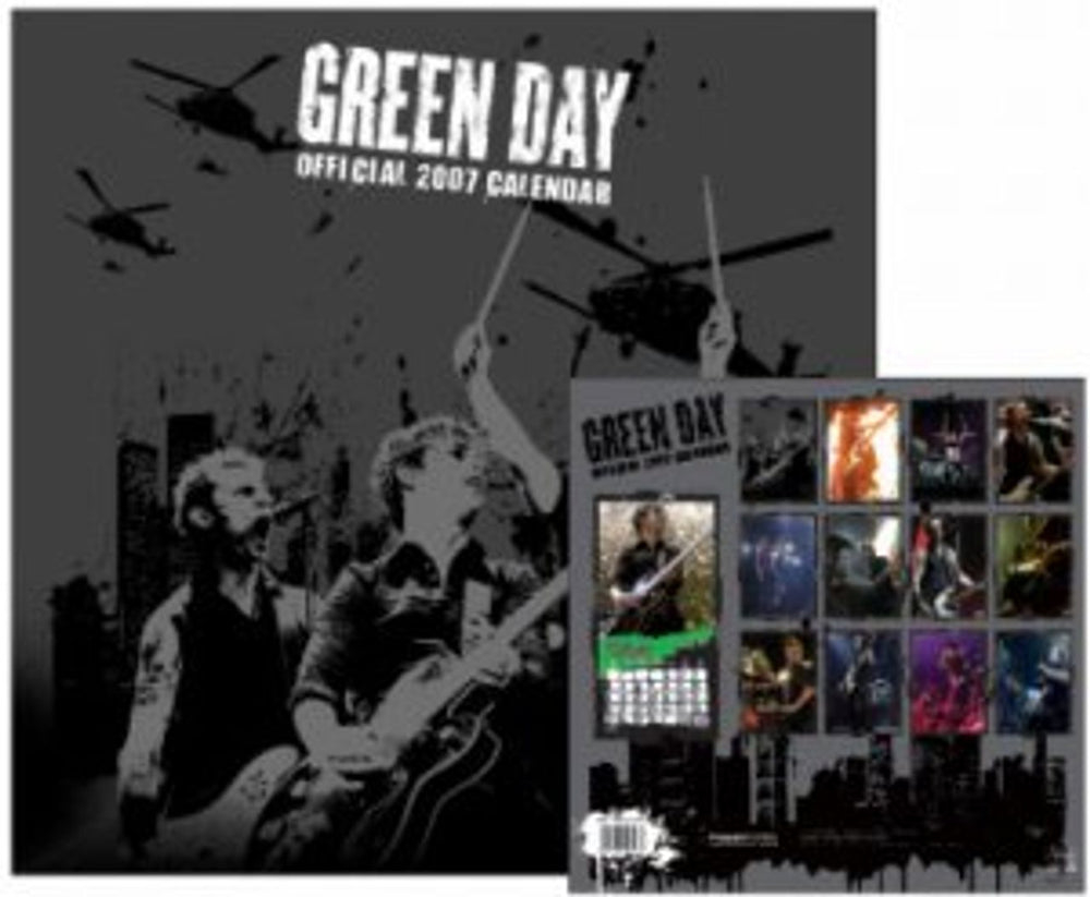 Green Day Official Calendar 2007 UK calendar