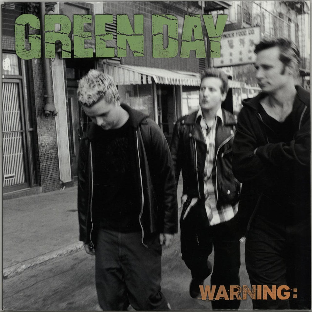 Green Day Warning US vinyl LP album (LP record) 47613-1
