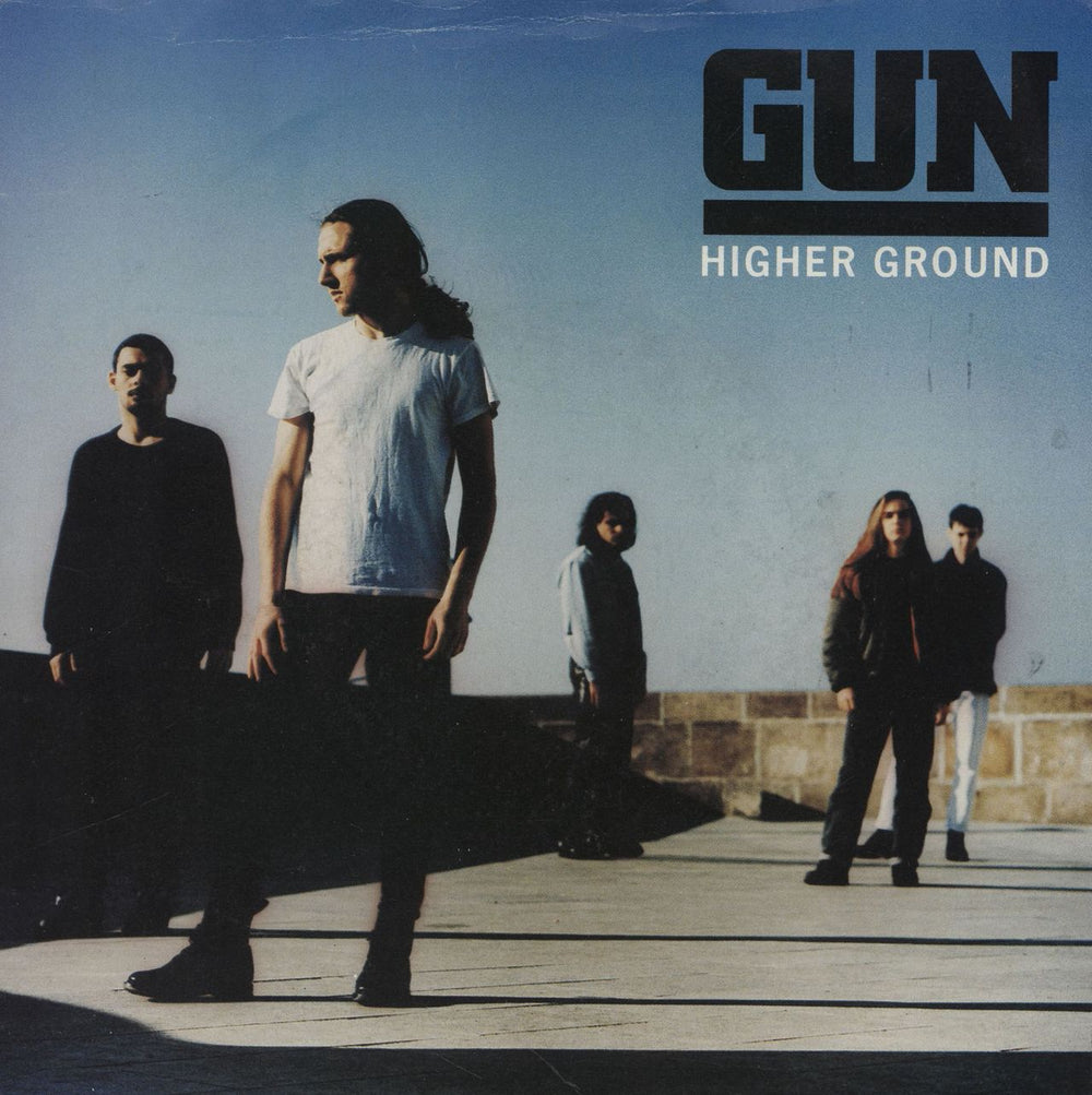 Gun (80s) Higher Ground UK 7" vinyl single (7 inch record / 45) AM869