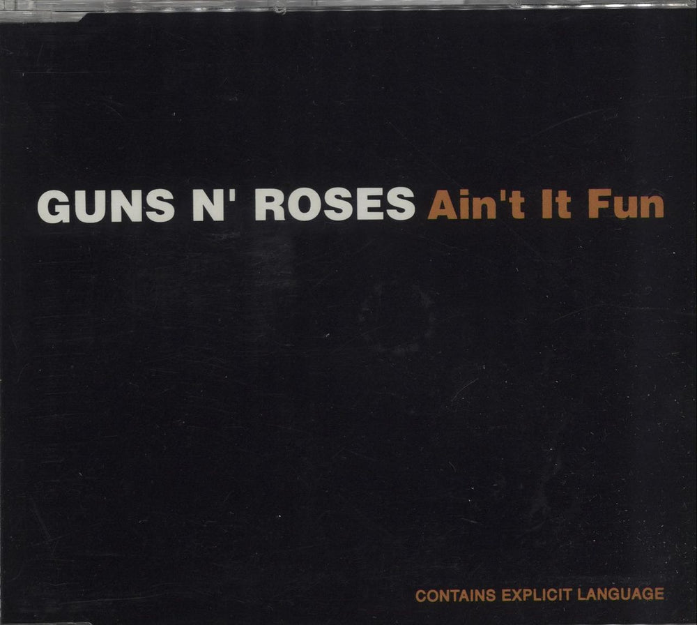 Guns N Roses Ain't It Fun UK CD single (CD5 / 5") GFSTD62