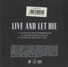 Guns N Roses Live And Let Die UK CD single (CD5 / 5") GNRC5LI11600