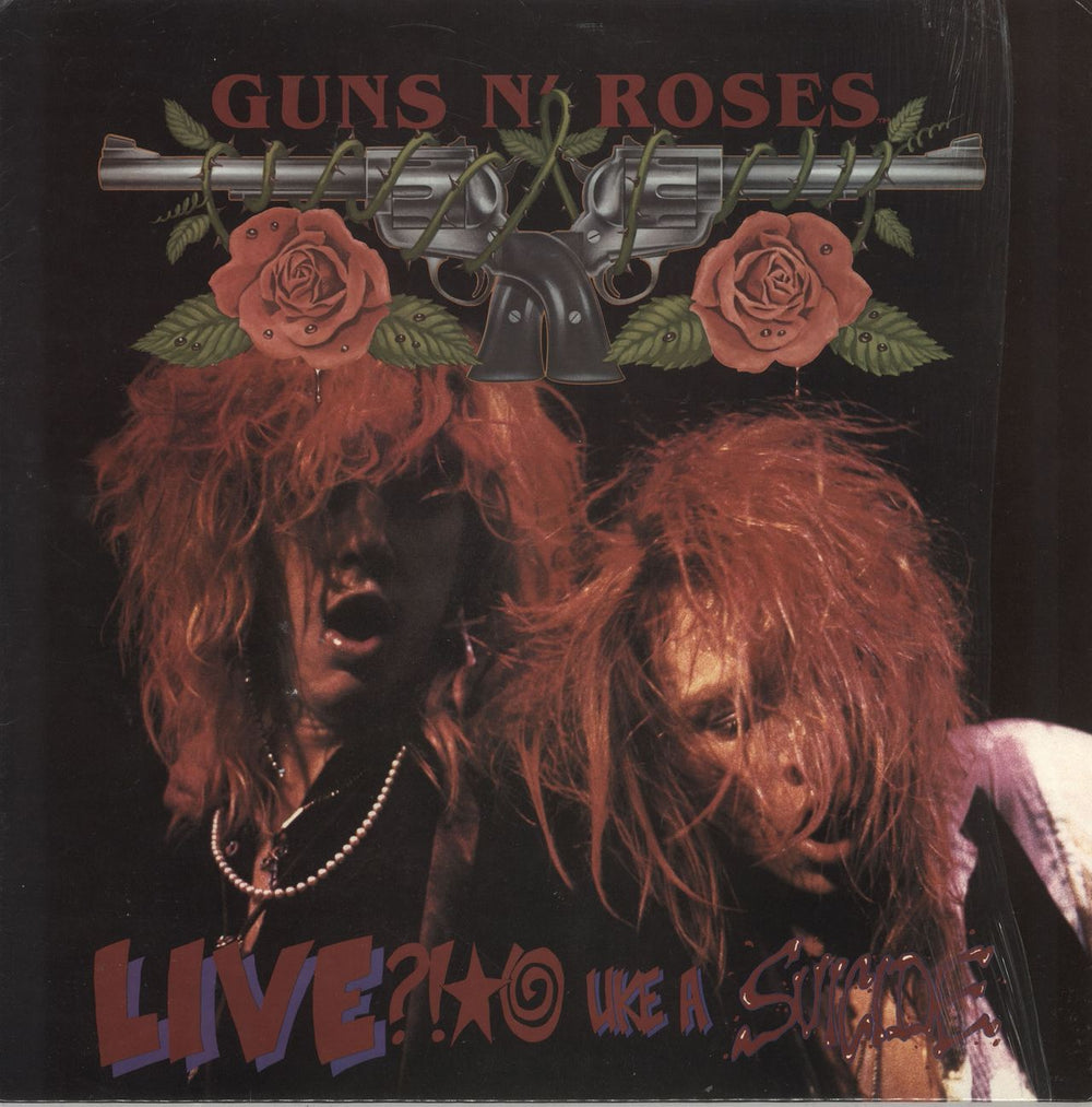 Guns N Roses Live Like A Suicide - Shrink US 12" vinyl single (12 inch record / Maxi-single) USR-001