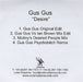 Gus Gus Desire UK Promo CD-R acetate CD-R ACETATE
