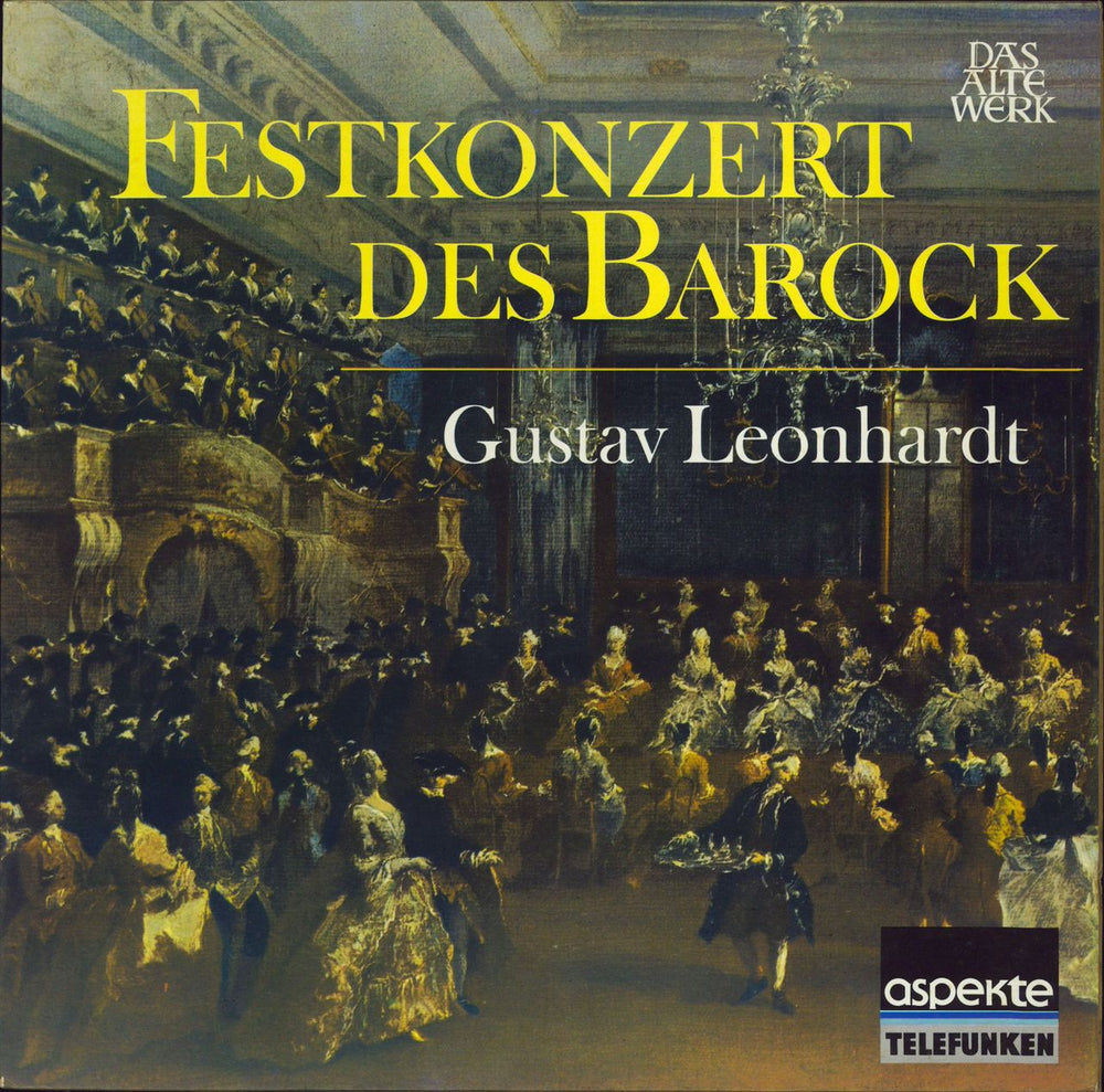 Gustav Leonhardt Festkonzert Des Barock German vinyl LP album (LP record) 6.41356AH