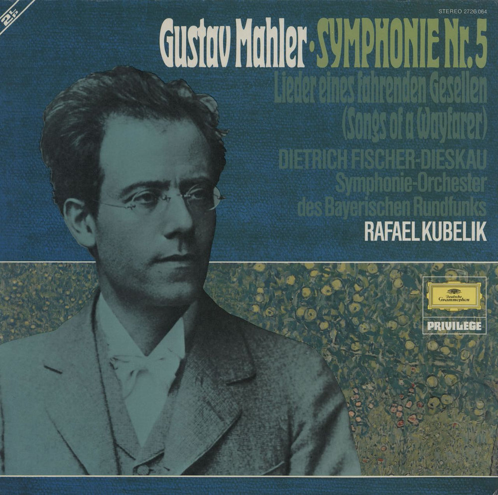 Gustav Mahler Symphonie nr. 5 / Lieder Eines Fahrenden Gesellen German 2-LP vinyl record set (Double LP Album) 2726064