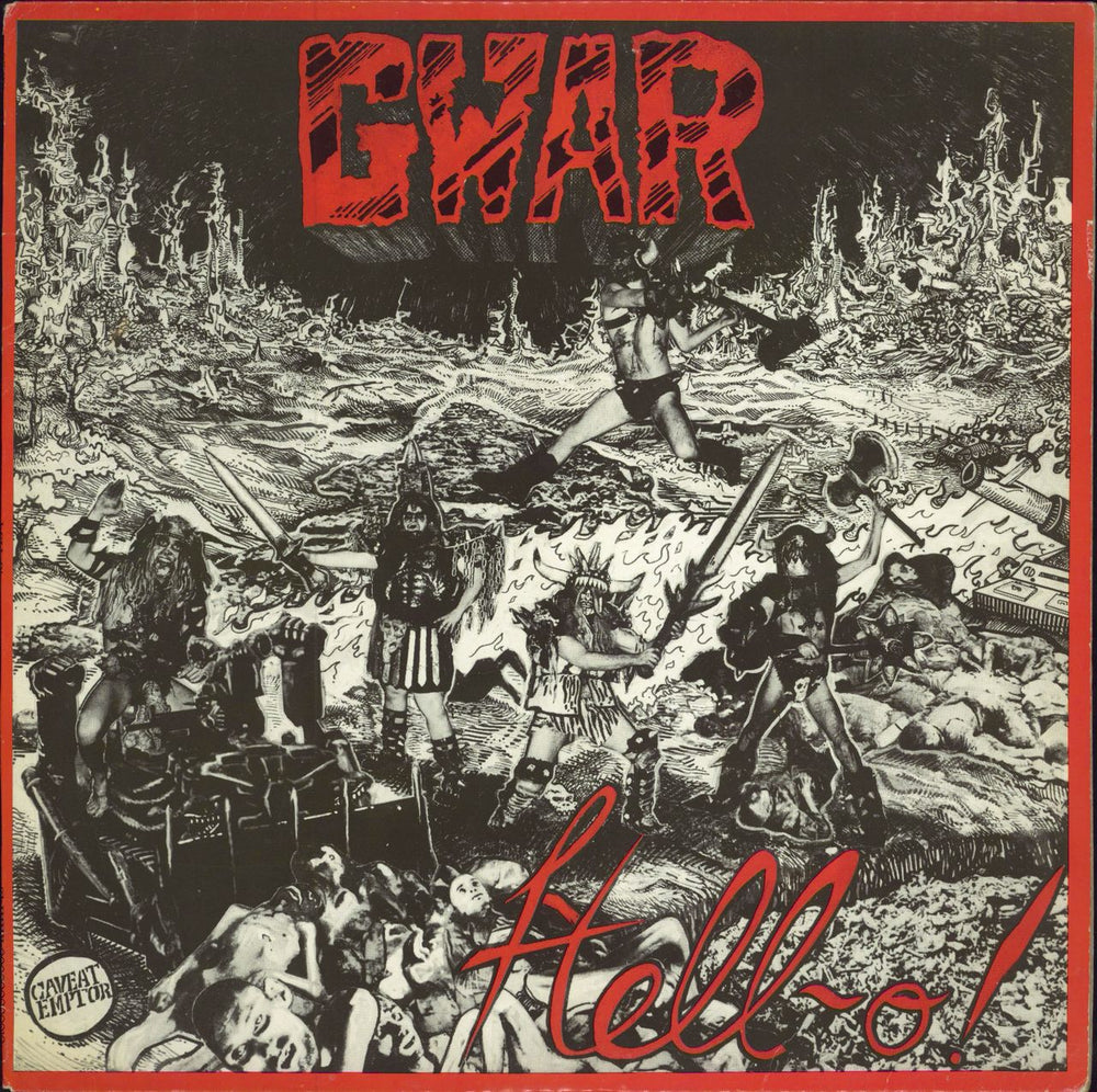 GWAR Hell-o! US vinyl LP album (LP record) SHIMMY-010