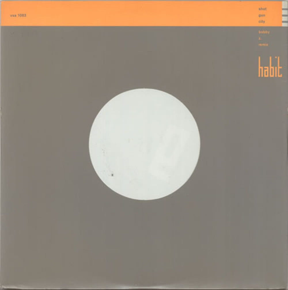 Habit Shot Gun City UK 10" vinyl single (10 inch record) VSA1083