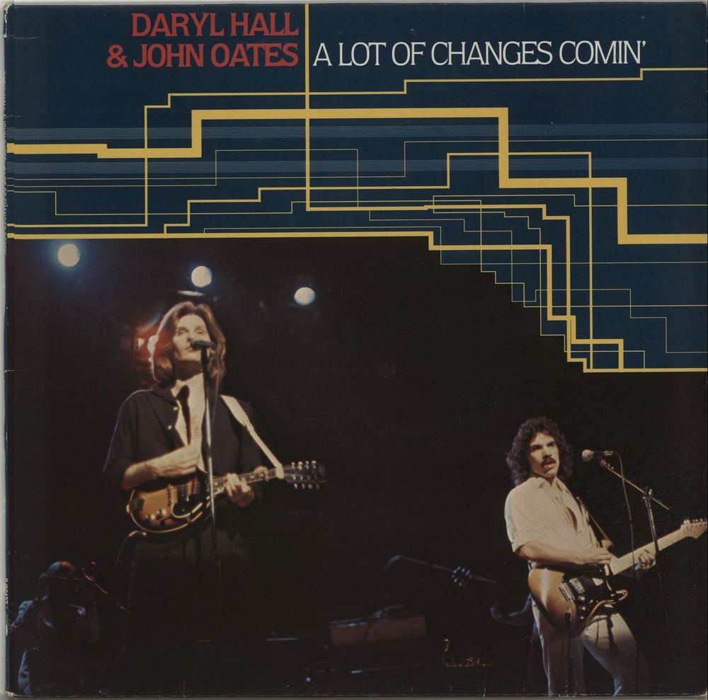 Hall & Oates A Lot Of Changes Comin' German vinyl LP album (LP record) B/90137