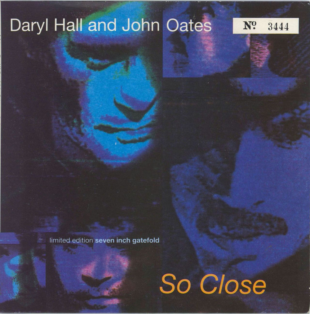 Hall & Oates So Close UK 7" vinyl single (7 inch record / 45) 113620
