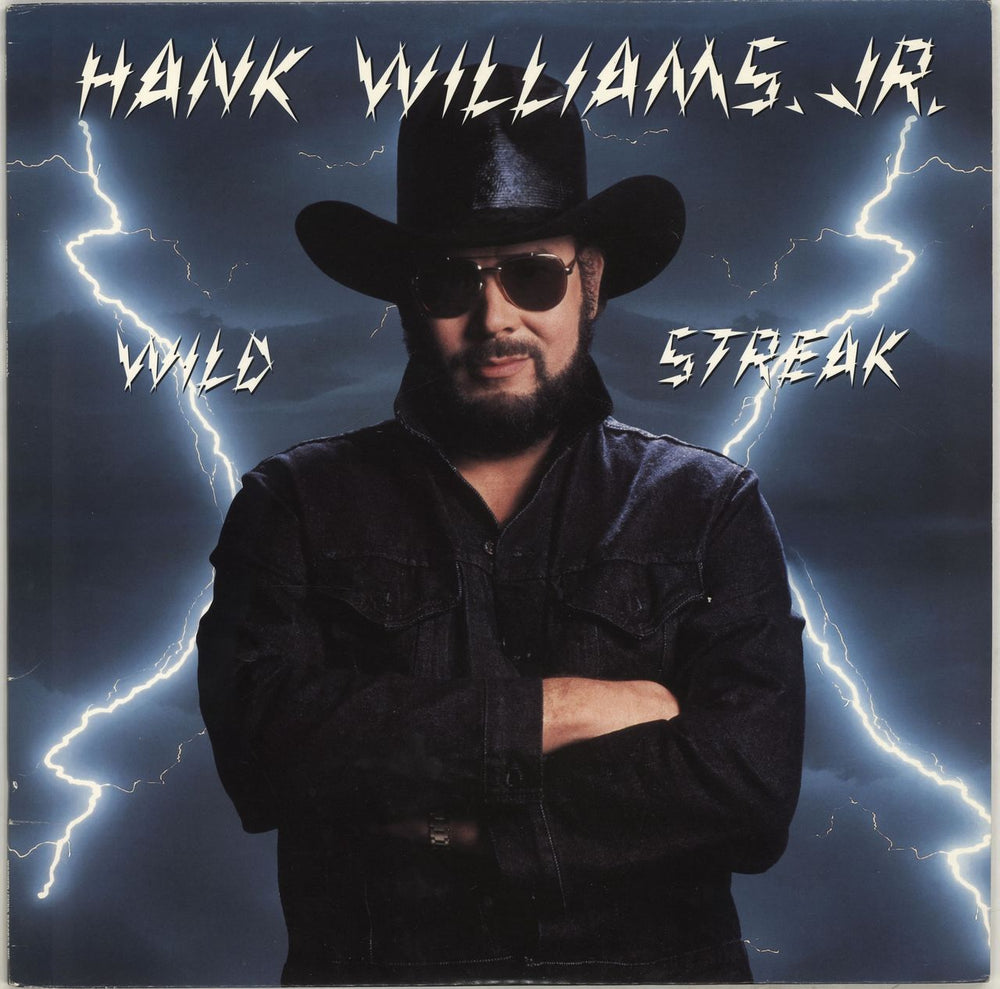 Hank Williams Jr. Wild Streak US vinyl LP album (LP record) 925725-1