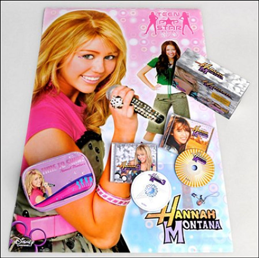 Hannah Montana Hannah Montana Sing-along: 2CD X-Mas Fan Box UK 2 CD album set (Double CD) 3062812