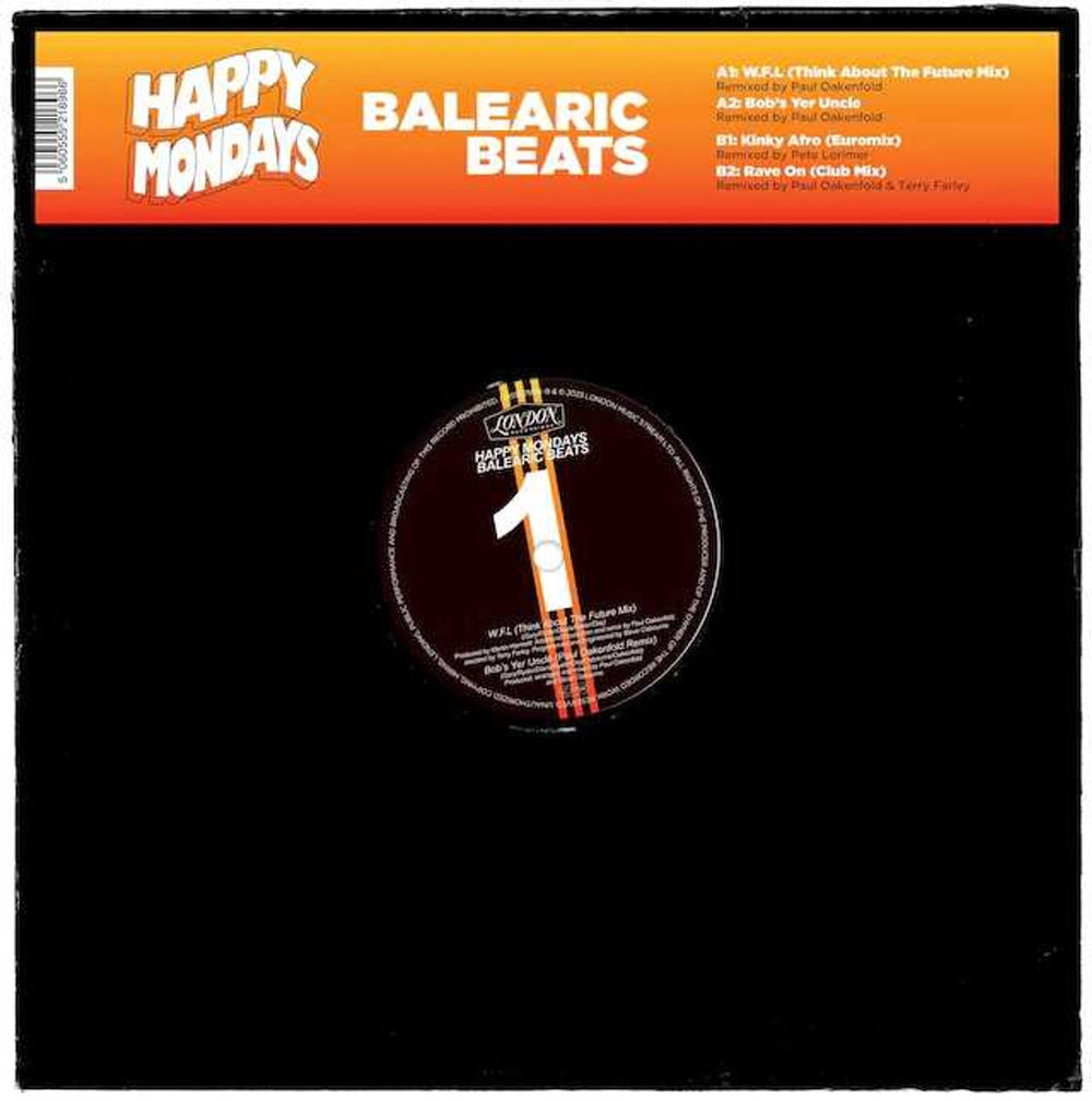 Happy Mondays Balearic Beats - RSD 2023 - Sealed UK 12" vinyl single (12 inch record / Maxi-single) LMS5521896