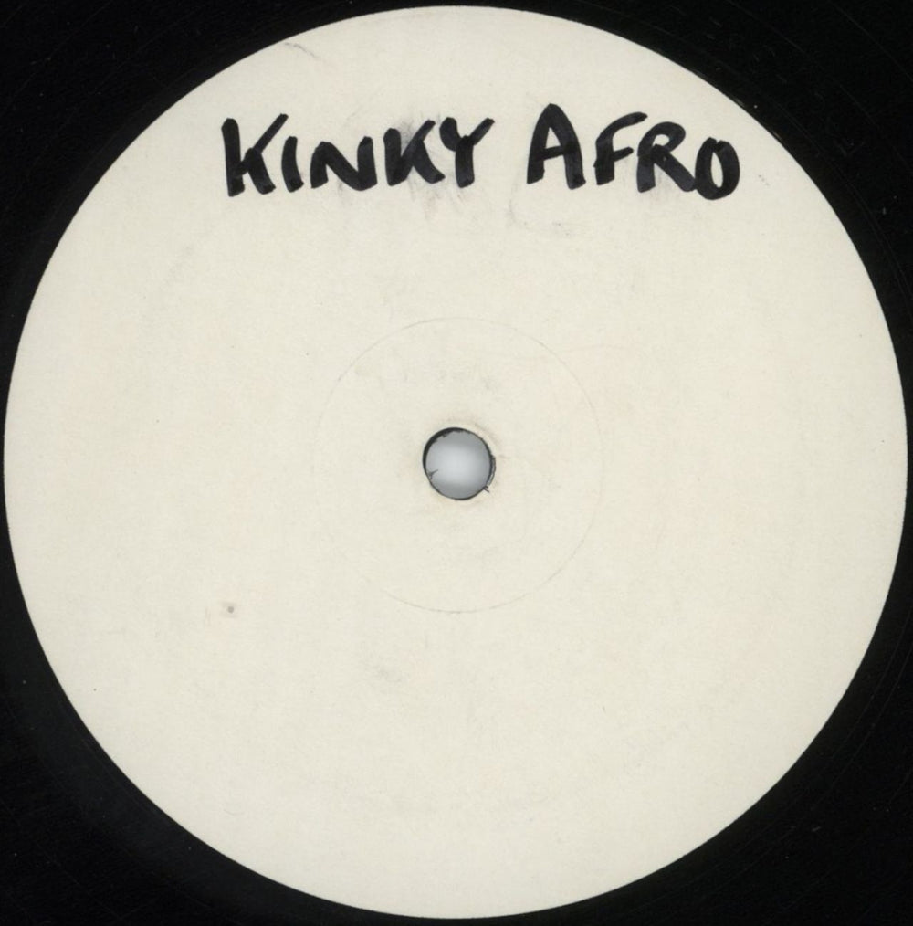 Happy Mondays Kinky Afro - Test Pressing UK 12" vinyl single (12 inch record / Maxi-single)