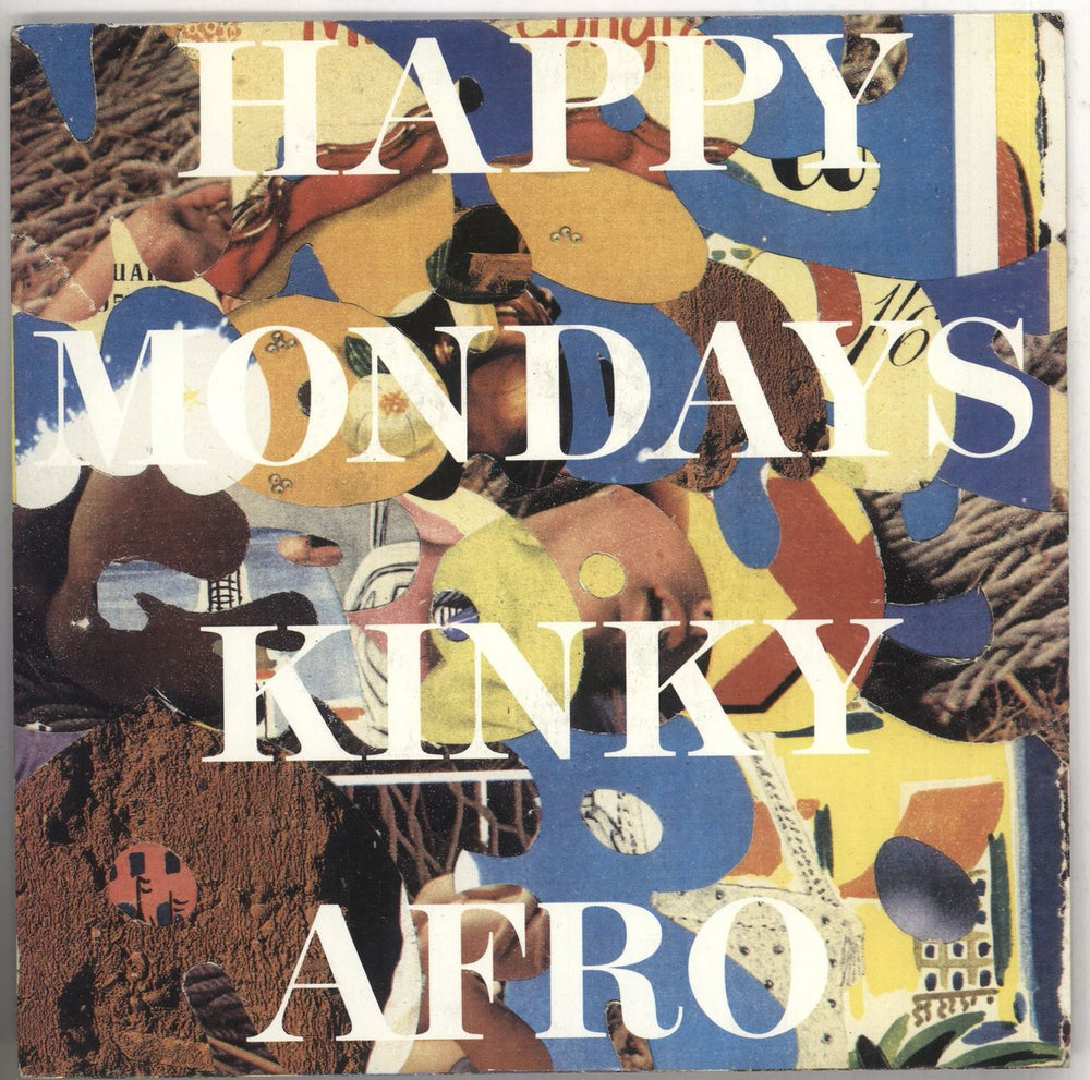 Happy Mondays Kinky Afro UK 7" vinyl single (7 inch record / 45) FAC302/7