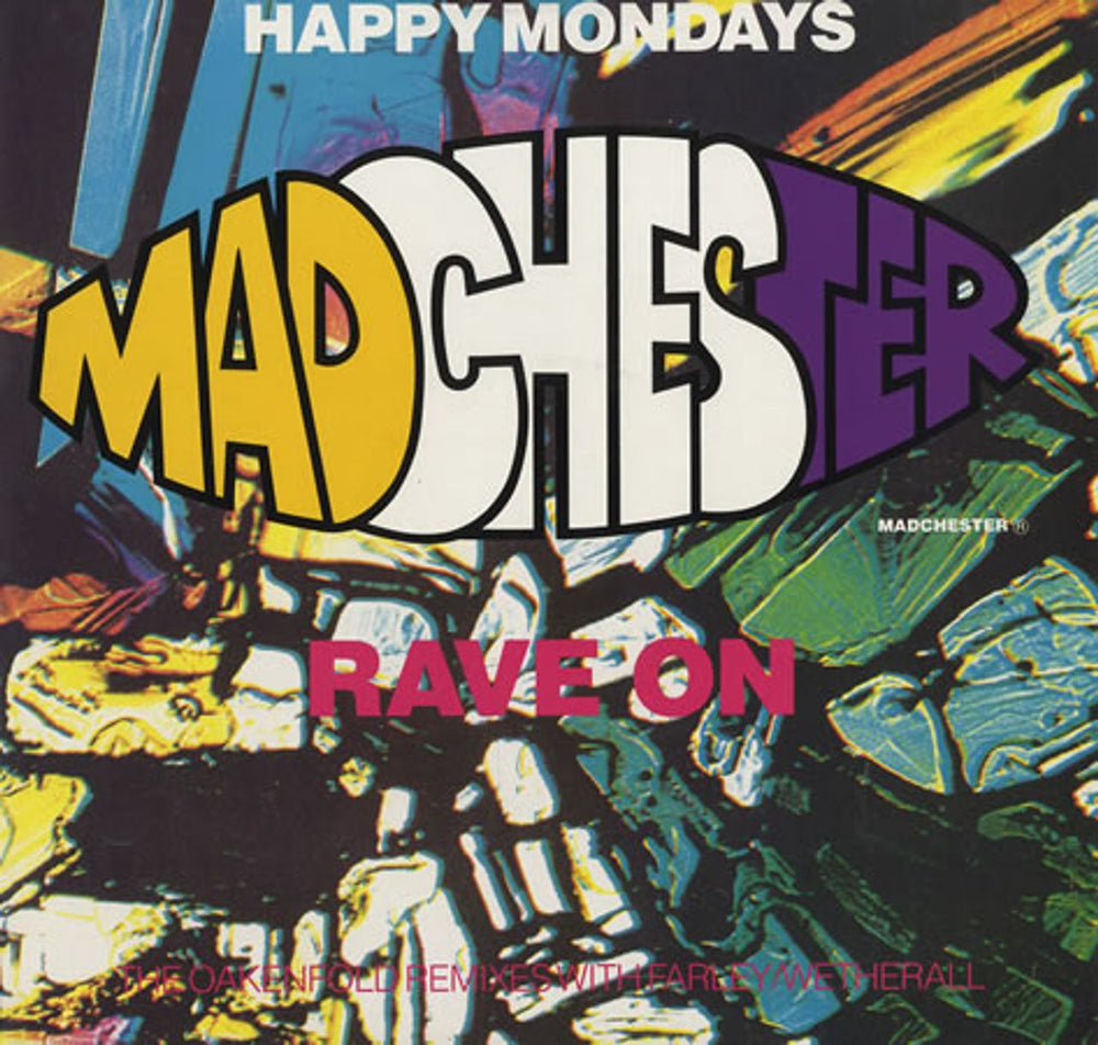 Happy Mondays Madchester Rave On - EX UK 12" vinyl single (12 inch record / Maxi-single) FAC242R