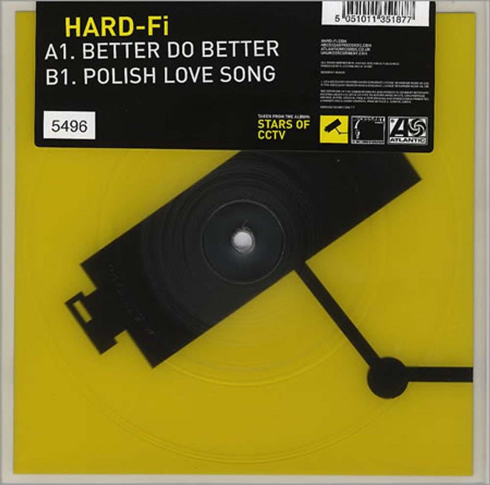 Hard-Fi Better Do Better UK shaped picture disc (picture disc vinyl record) HARD06X